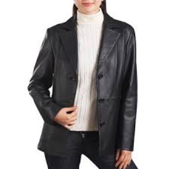 100% Lamb leather jacket - Picture 1 of 8